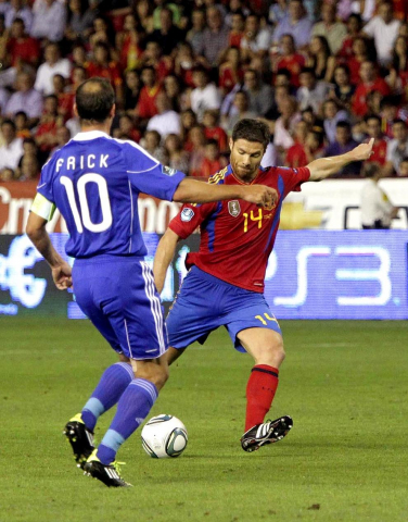 Partido de la selección española ante Liechtenstein (6-0)