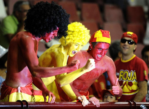 Partido de la selección española ante Liechtenstein (6-0)