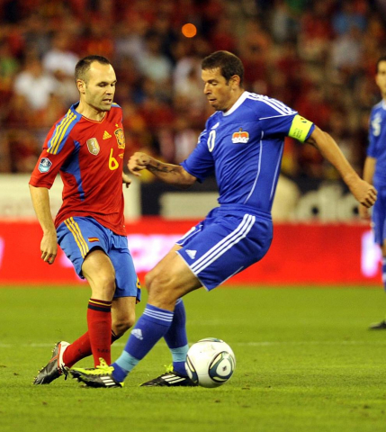 Partido de la selección española ante Liechtenstein (6-0)