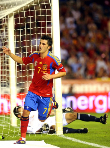 Partido de la selección española ante Liechtenstein (6-0)