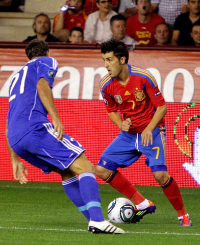 Partido de la selección española ante Liechtenstein (6-0)