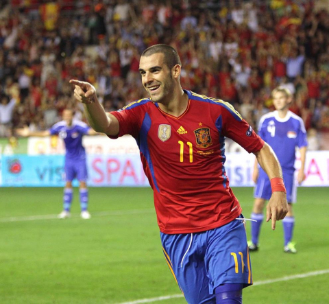 Partido de la selección española ante Liechtenstein (6-0)