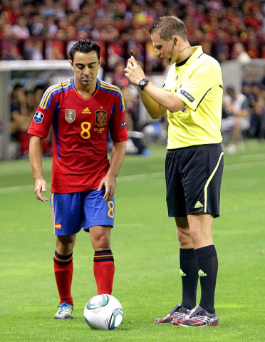 Partido de la selección española ante Liechtenstein (6-0)