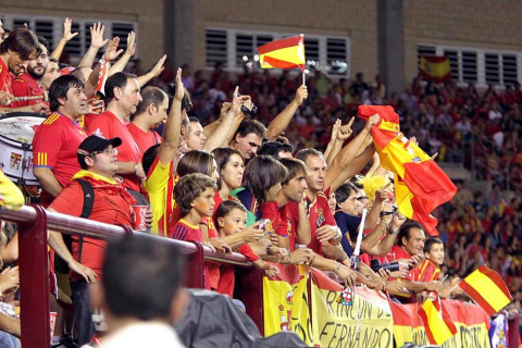 Partido de la selección española ante Liechtenstein (6-0)