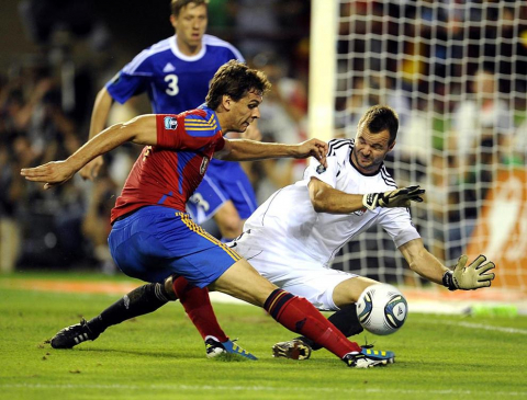 Partido de la selección española ante Liechtenstein (6-0)