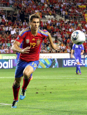Partido de la selección española ante Liechtenstein (6-0)