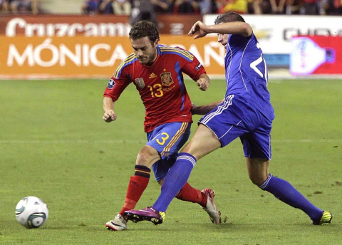 Partido de la selección española ante Liechtenstein (6-0)