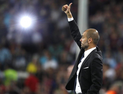 Imágenes del partido entre el FC Barcelona y el Milan de este miércoles