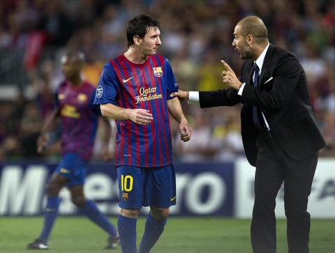 Imágenes del partido entre el FC Barcelona y el Milan de este miércoles