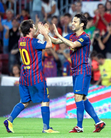 El Barcelona ha arrollado a Osasuna en el partido que han disputado este sábado en el Camp Nou