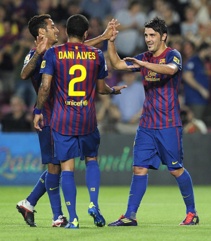 El Barcelona ha arrollado a Osasuna en el partido que han disputado este sábado en el Camp Nou
