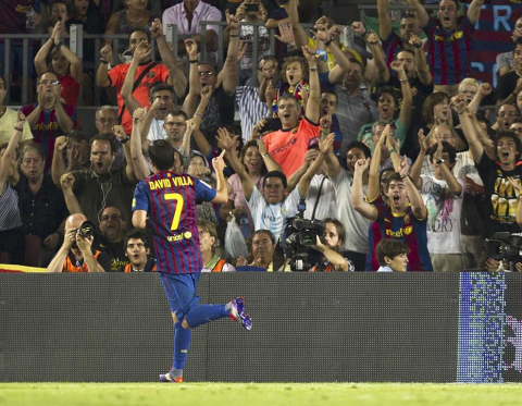 El Barcelona ha arrollado a Osasuna en el partido que han disputado este sábado en el Camp Nou