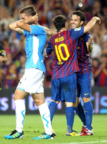 El Barcelona ha arrollado a Osasuna en el partido que han disputado este sábado en el Camp Nou