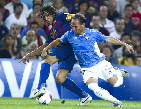 El Barcelona ha arrollado a Osasuna en el partido que han disputado este sábado en el Camp Nou