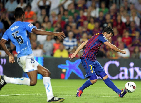 El Barcelona ha arrollado a Osasuna en el partido que han disputado este sábado en el Camp Nou