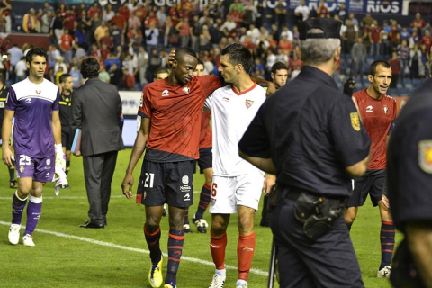 Imágenes del Osasuna-Sevilla que ha terminado en empate sin goles