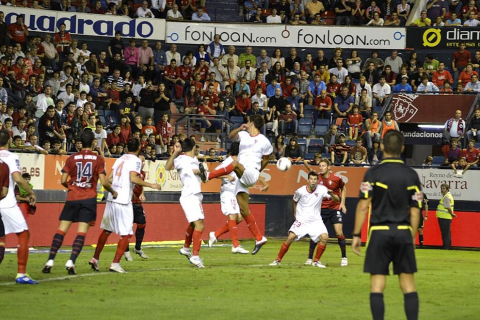 Imágenes del Osasuna-Sevilla que ha terminado en empate sin goles