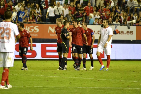 Imágenes del Osasuna-Sevilla que ha terminado en empate sin goles