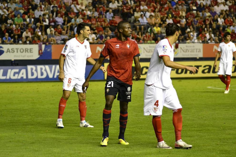 Imágenes del Osasuna-Sevilla que ha terminado en empate sin goles