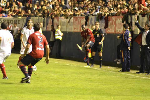Imágenes del Osasuna-Sevilla que ha terminado en empate sin goles