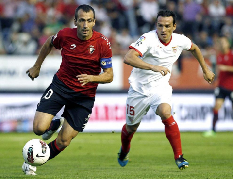 Imágenes del Osasuna-Sevilla que ha terminado en empate sin goles