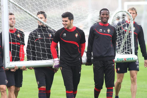 Imágenes del entrenamiento de Osasuna de este miércoles 2 de noviembre