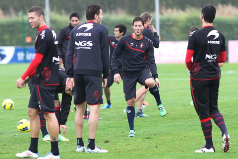 Imágenes del entrenamiento de Osasuna de este miércoles 2 de noviembre