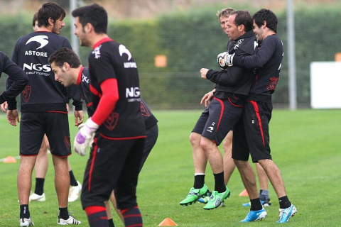 Imágenes del entrenamiento de Osasuna de este miércoles 2 de noviembre