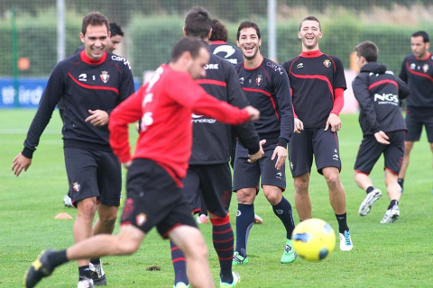 Imágenes del entrenamiento de Osasuna de este miércoles 2 de noviembre