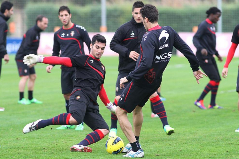 Imágenes del entrenamiento de Osasuna de este miércoles 2 de noviembre