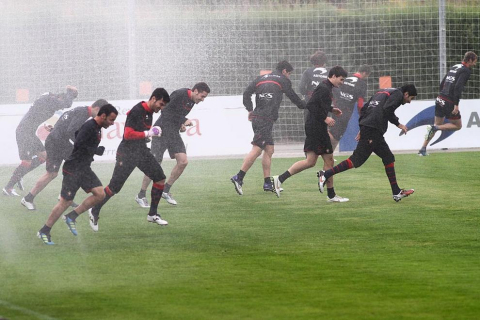 Imágenes del entrenamiento de Osasuna de este miércoles 2 de noviembre