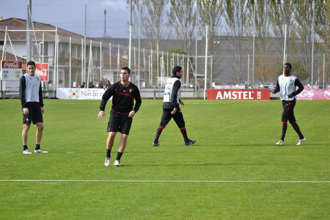 Último entrenamiento de Osasuna y convocatoria para el partido ante el Real Madrid