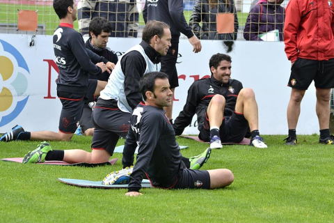 Último entrenamiento de Osasuna y convocatoria para el partido ante el Real Madrid