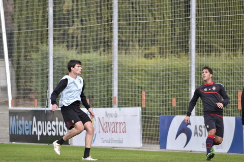 Último entrenamiento de Osasuna y convocatoria para el partido ante el Real Madrid