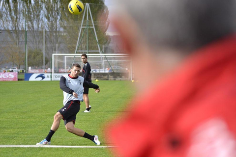 Último entrenamiento de Osasuna y convocatoria para el partido ante el Real Madrid