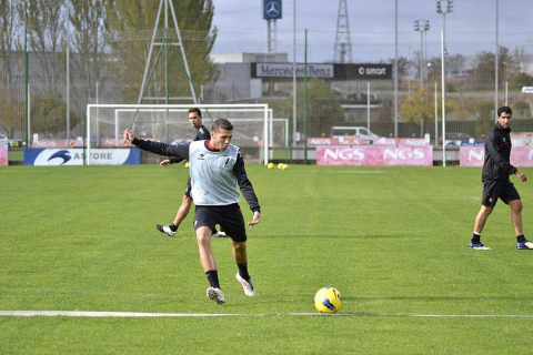 Último entrenamiento de Osasuna y convocatoria para el partido ante el Real Madrid