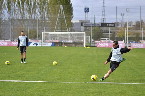 Último entrenamiento de Osasuna y convocatoria para el partido ante el Real Madrid