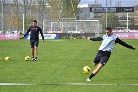 Último entrenamiento de Osasuna y convocatoria para el partido ante el Real Madrid