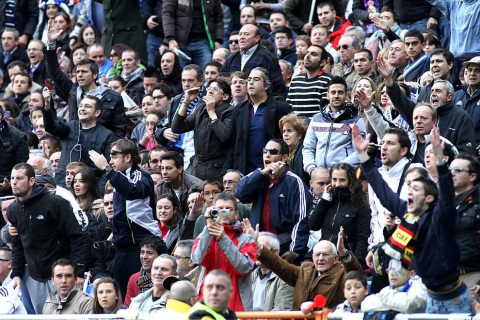 Imágen del Real Madrid-Osasuna jugado en el Santiago Bernabéu que los de Mourinho han ganado 7-1
