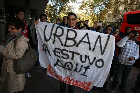La afición osasunista, en Madrid