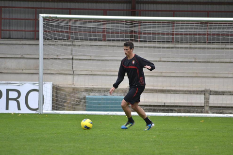 Osasuna se ha entrenado este lunes en Tajonar tras la abultada derrota en el Santiago Bernabéu ante el Real Madrid por 7-1