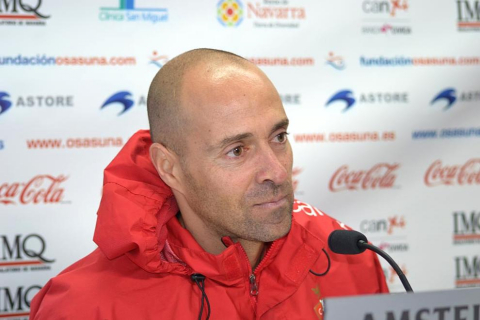 Osasuna se ha entrenado este viernes en Tajonar