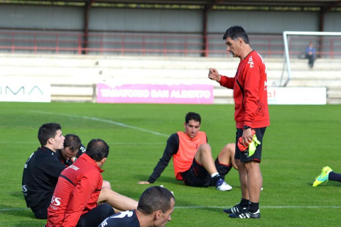 Osasuna se ha entrenado este viernes en Tajonar
