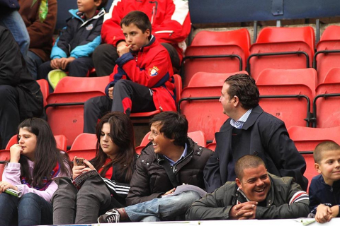 Imágenes de la afición del Reyno de Navarra en el encuentro Osasuna 0 - Rayo Vallecano 0.