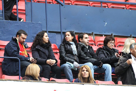 Imágenes de la afición del Reyno de Navarra en el encuentro Osasuna 0 - Rayo Vallecano 0.