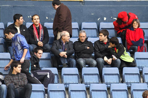 Imágenes de la afición del Reyno de Navarra en el encuentro Osasuna 0 - Rayo Vallecano 0.