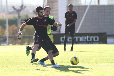 Imágenes del entrenamiento de Osasuna de este jueves