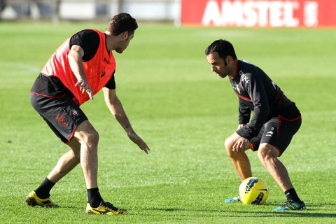 Imágenes del entrenamiento de Osasuna de este jueves