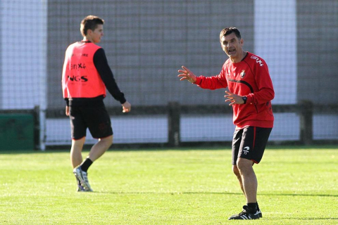 Imágenes del entrenamiento de Osasuna de este jueves