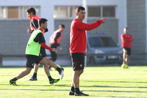 Imágenes del entrenamiento de Osasuna de este jueves